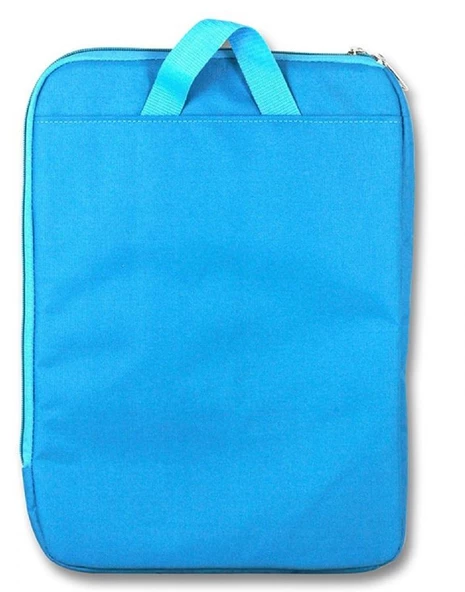 Cennec Dikey Mavi Evrak ve Laptop/Notebook Çantası - 15,6 inç Uyumlu - Erkek - 2