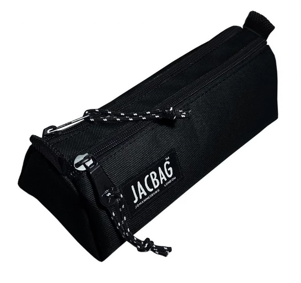 Jacbag Dual Prime İki Bölmeli Üçgen Siyah Kalem Çantası - 3