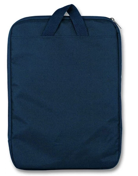 Cennec Dikey Lacivert Evrak ve Laptop/Notebook Çantası - 15,6 inç Uyumlu - Erkek - 2