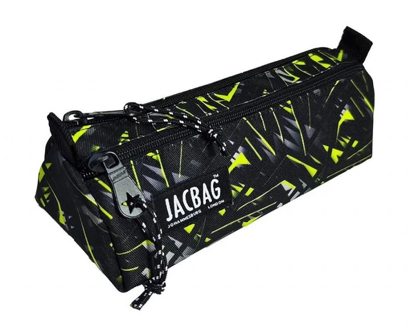 Jacbag Dual Prime İki Bölmeli Üçgen Sarı Geometrik Erkek Kalem Çantası - 3
