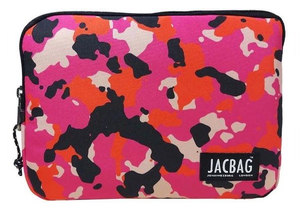 Jacbag Pembe Kamuflaj Kız Çocuk/Kadın Tablet Çantası/Kılıfı (Suya Dayanıklı Malzeme) - 2