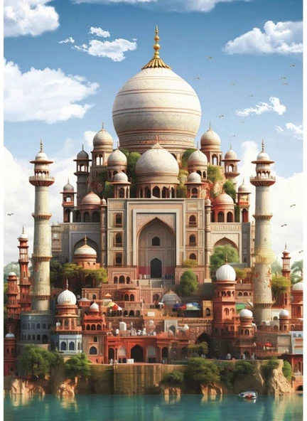 Anatolian 1500 Parça Tac Mahal Puzzle - Yasin Yaman