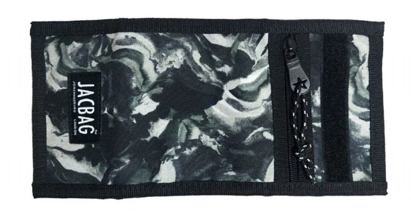 Jacbag Dumanlı Gri/Siyah Cırtlı Cüzdan/Kartlık - Erkek Çocuk ve Yetişkin - 2