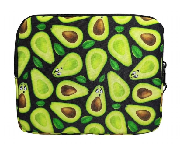 Jacbag Açık Yeşil Avokado Üç Cepli Tablet Telefon Not Defteri El Çantası - Kız Çocuk/Kadın - 3
