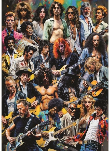 Anatolian 1500 Parça Rock Stars Puzzle - Serhat Filiz