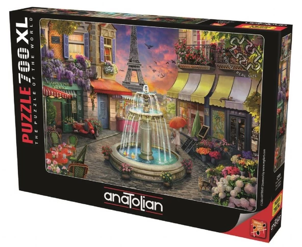Anatolian 700 Parça XL Paris Meydanı Puzzle - Lilia Artbeat - Resim 2