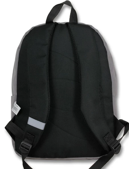 Cennec İki Gözlü Gri Su Geçirmez Kumaş Okul Günlük Seyahat Sırt Çantası - Çocuk Genç Yetişkin - Resim 3