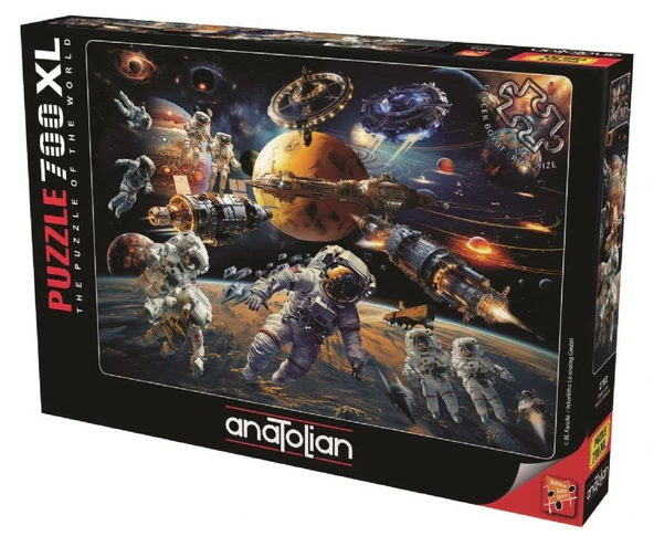 Anatolian 700 Parça XL Space Jam Uzay Puzzle - Michele Farella - Resim 2