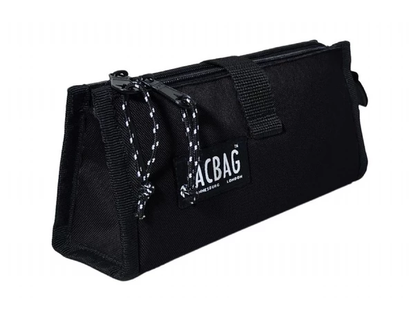 Jacbag Twin Masa Üstü Çift Bölmeli Kalem Çantası - Siyah ürün görseli