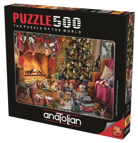 Anatolian 500 Parça Noel Puzzle - Olga Artbeat - 2