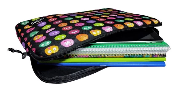 Jacbag Emoji A4 Evrak Notebook ve Tablet Taşıma Çantası/Kılıfı - 2