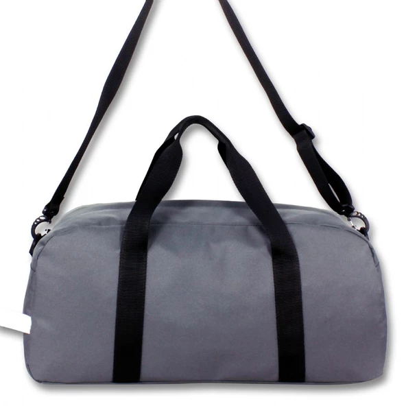 Cennec Gri Büyük Kadın/Erkek Spor ve Seyahat Çantası - Omuz Askılı - 2