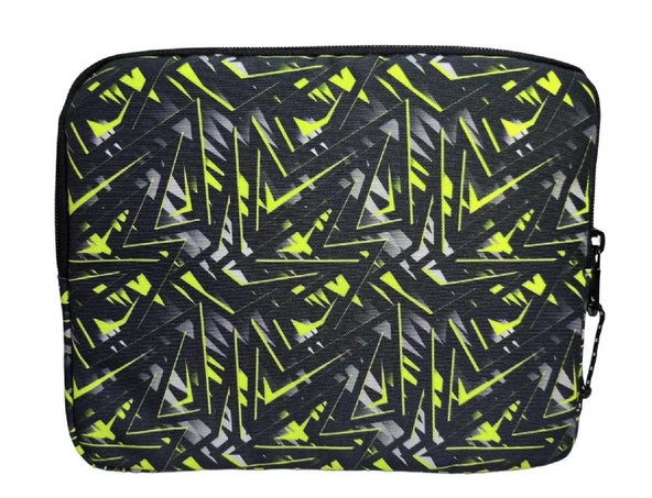 Jacbag Sarı Geometrik Üç Cepli Tablet Telefon Not Defteri El Çantası - Kız Çocuk/Kadın - 3