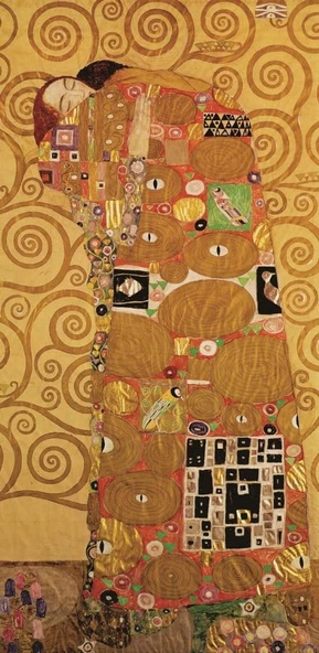 Anatolian 1500 Panoramic Parça Tutkulu Kadın Puzzle - Gustav Klimt