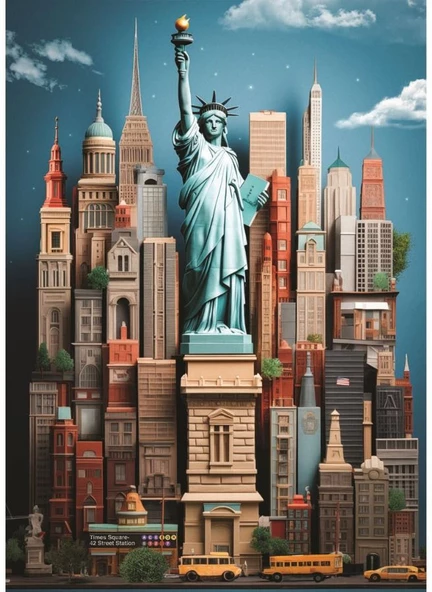 Anatolian 1500 Parça New York Puzzle - Yasin Yaman