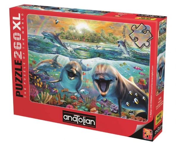 Anatolian 260 Parça XL Kahkaha Puzzle - Yunus Balıkları - Adrian Chesterman ürün görseli