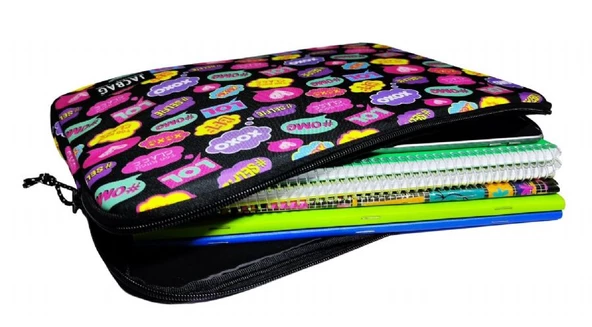 Jacbag Selfie Çok Renkli A4 Evrak Notebook ve Tablet Taşıma Çantası/Kılıfı - 2