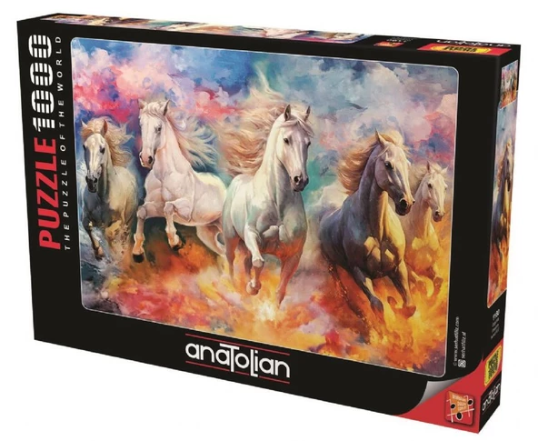 Anatolian 1000 Parça Özgürlük Puzzle - Koşan Atlar - Serhat Filiz ürün görseli