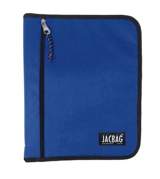Jacbag Saks Mavi A4 Organizer Fermuarlı Dosya ve Evrak Çantası (Erkek) - 2