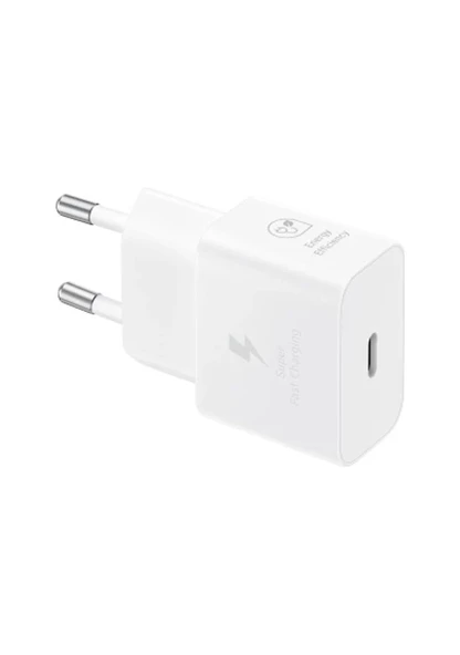 Samsung EP-T2510NWEGWW 25 W Type-C Beyaz Hızlı Şarj Adaptörü Samsung Türkiye Garantili - 4