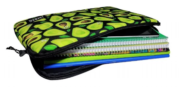 Jacbag Avokado Yeşil A4 Evrak Notebook ve Tablet Taşıma Çantası/Kılıfı - 2