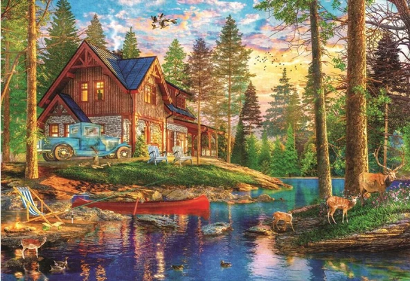 Anatolian 4000 Parça Taş Ev Puzzle - Resim 2