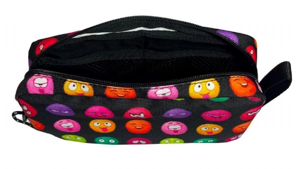 Jacbag Emoji Organizer Roll Up Düzenleyici Kalem Kutusu/Kalemlik - 2