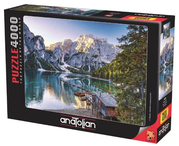 Anatolian 4000 Parça Braies Gölü Puzzle - Tom Mackie - Resim 2
