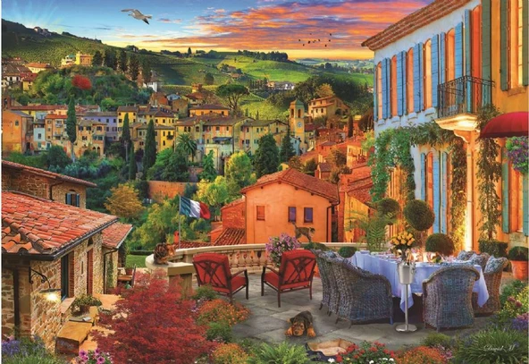 Anatolian 3000 Parça Tuscany Puzzle - David Maclean - Resim 2