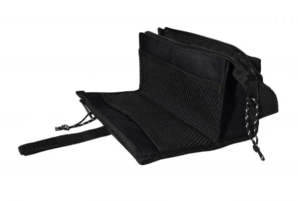 Jacbag Twin Masa Üstü Çift Bölmeli Kalem Çantası - Siyah - Resim 4