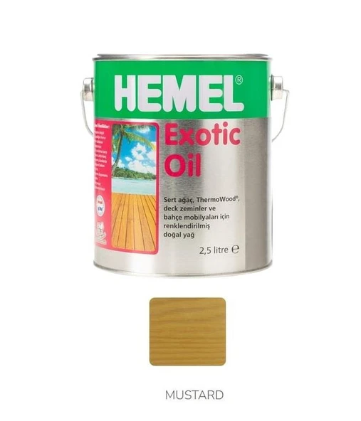 Hemel Exotic Oil 2,5lt  Mustard ürün görseli