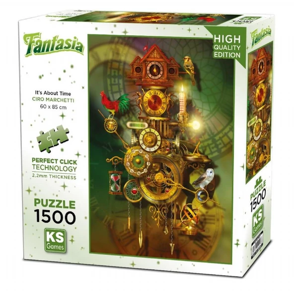 Ks Games 1500 Parça Its About Time Puzzle - Ciro Marchetti
