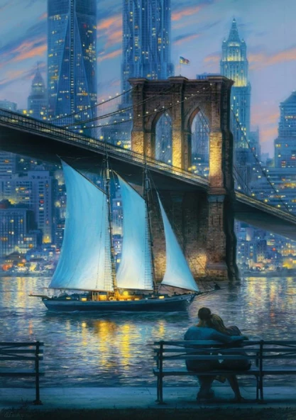 Ks Games 1000 Parça İki Kişilik Rüya Puzzle - Evgeny Lushpin - Resim 2