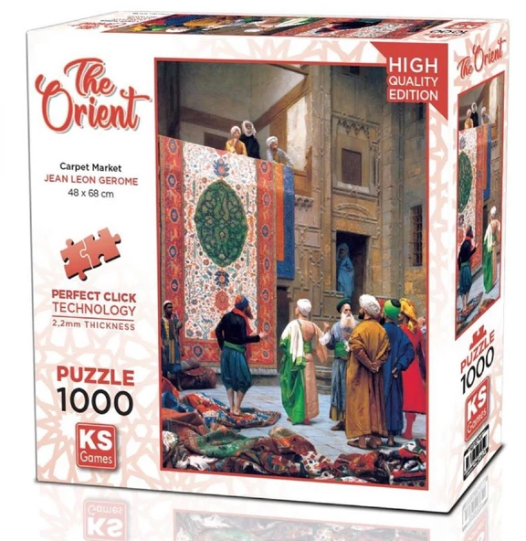 Ks Games 1000 Parça Halı Tüccarı (Jean Leon Gerome) Puzzle