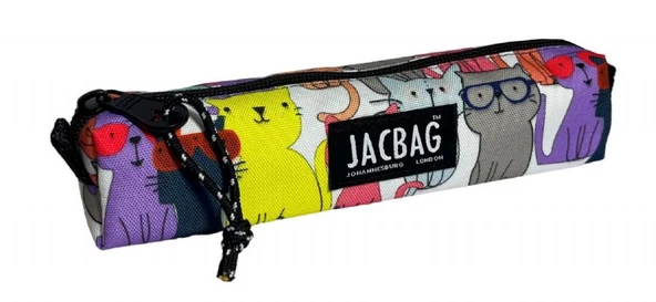 Jacbag Prizma Jac Tek Bölmeli Sarı Kedi Kız Çocuk Kalemlik - Resim 2