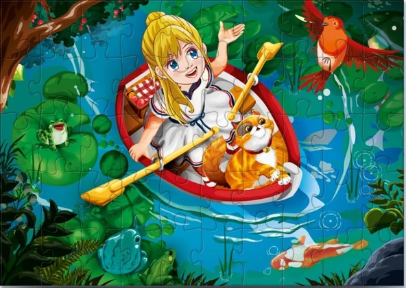 Star Puzzle 50 Parça Küçük Kaşif Çocuk Puzzle - Resim 2