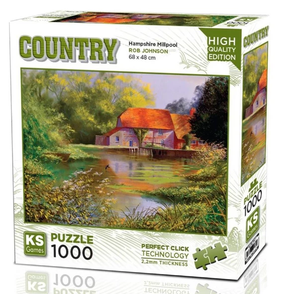 Ks Games 1000 Parça Hampshire Millpool Puzzle - Rob Johnson ürün görseli