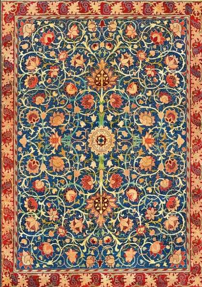 Ks Games 1000 Parça Holland Park Carpet Puzzle - William Morris - Resim 2