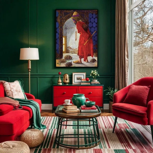 Ks Games 2000 Parça Kaplumbağa Terbiyecisi Puzzle - Osman Hamdi Bey - 2