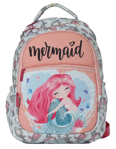 Pippa Deniz Kızı Pembe/Turkuaz Kız Çocuk Okul Çantası ürün görseli
