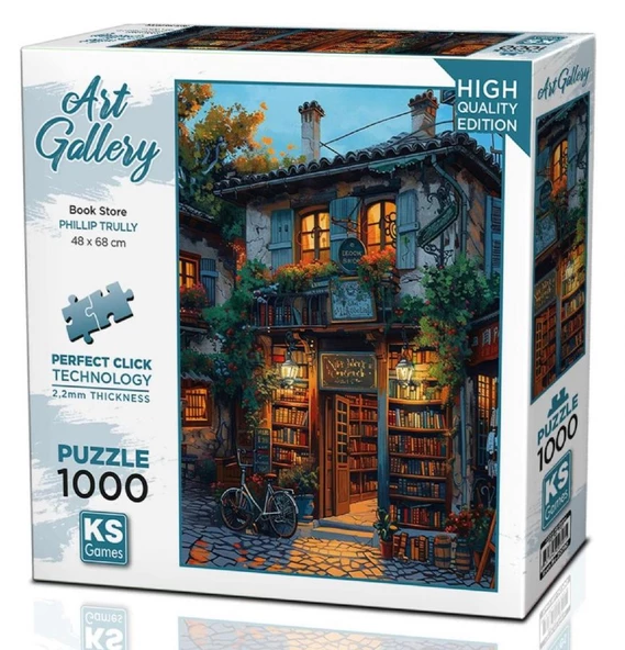 Ks Games 1000 Parça Kitapçı Dükkanı Puzzle - Phillip Trully ürün görseli