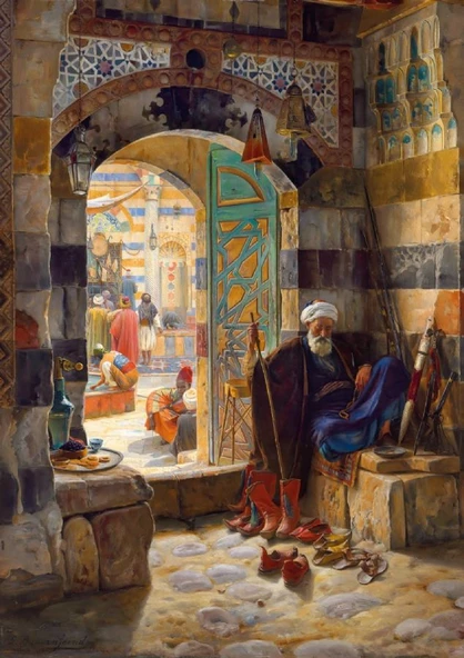 Ks Games 1000 Parça Şam Cami Muhafızı Puzzle - Gustav Bauernfeind - 2