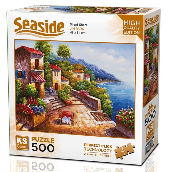 Ks Games 500 Parça Sessiz Kıyı Kasabası Puzzle - Jin Park ürün görseli