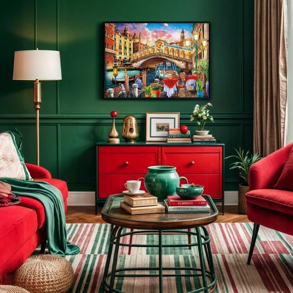 Ks Games 1000 Parça Venedik Rialto Köprüsü Puzzle - Resim 4