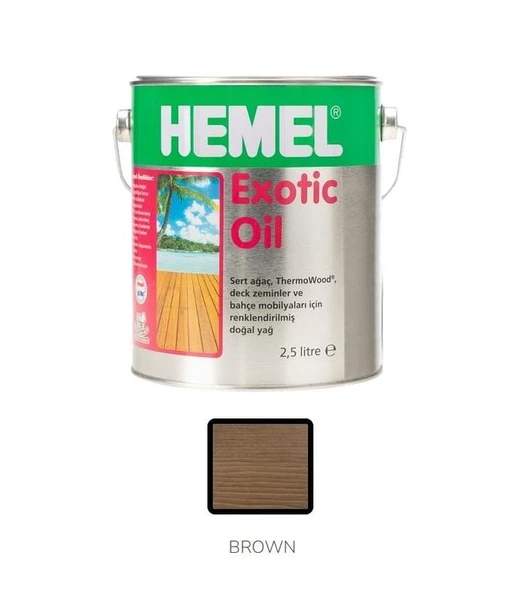 Hemel Exotic Oil 2,5lt  Brown ürün görseli