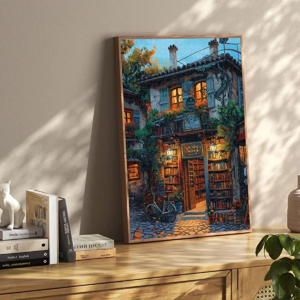 Ks Games 1000 Parça Kitapçı Dükkanı Puzzle - Phillip Trully - Resim 3