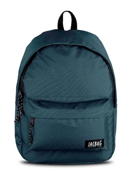 Jacbag Classic İki Bölmeli Gri Okul Günlük Seyahat Sırt Çantası