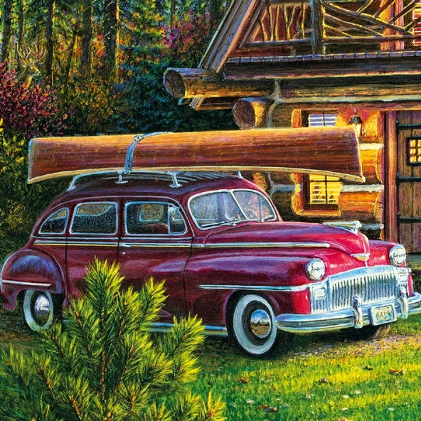 Ks Games 1000 Parça Mountain Paradise Puzzle - Kim Norlien - Resim 4