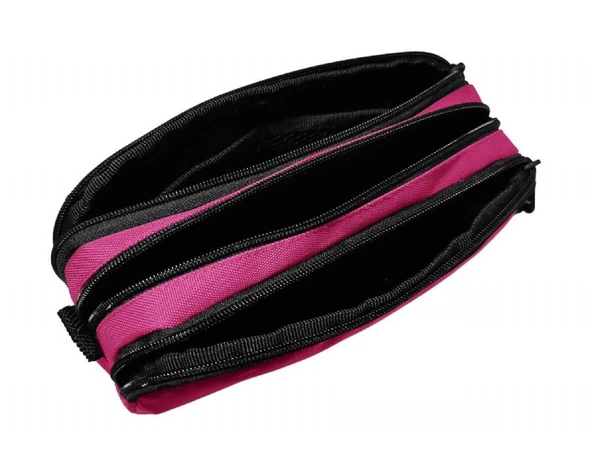 Jacbag Üç Bölmeli Çocuk ve Yetişkin Kalem Çantası - Pembe - Kadın/Kız Çocuk - 3