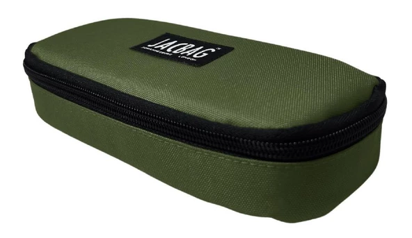 Jacbag Oval Medium Haki Yeşil Erkek Çocuk Kalem Çantası